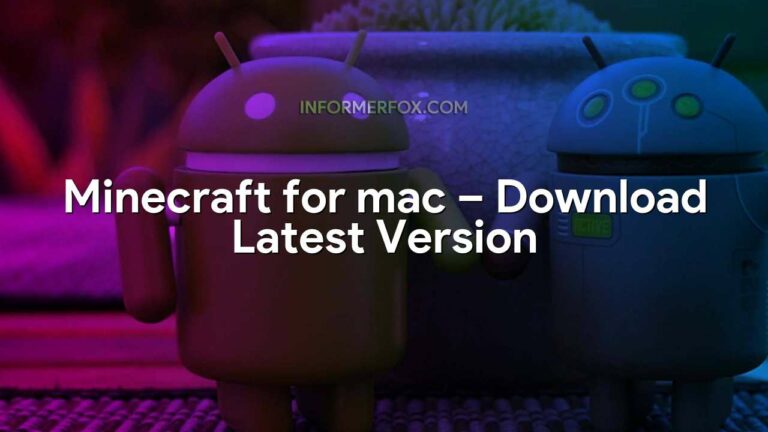 Minecraft for mac – Download Latest Version