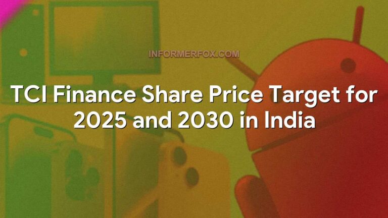 TCI Finance Share Price Target for 2025 and 2030 in India