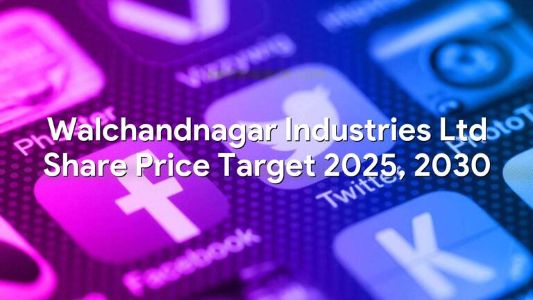 Walchandnagar Industries Ltd Share Price Target 2025, 2030